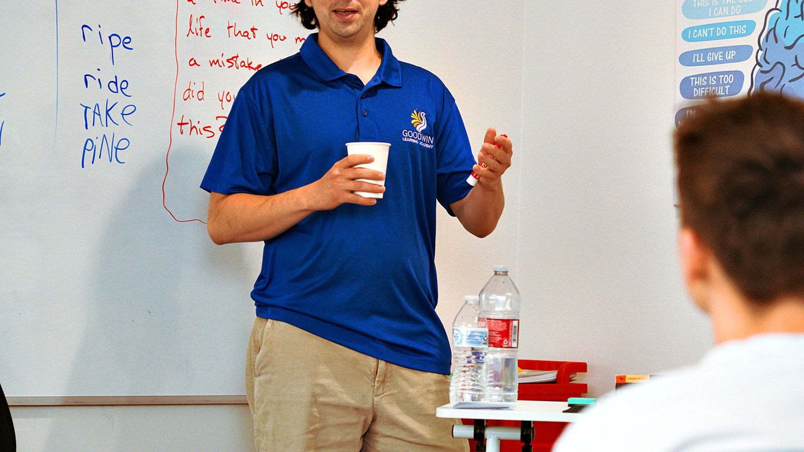 A Goodwin Learning Academy teaching professional leading instruction in a classroom